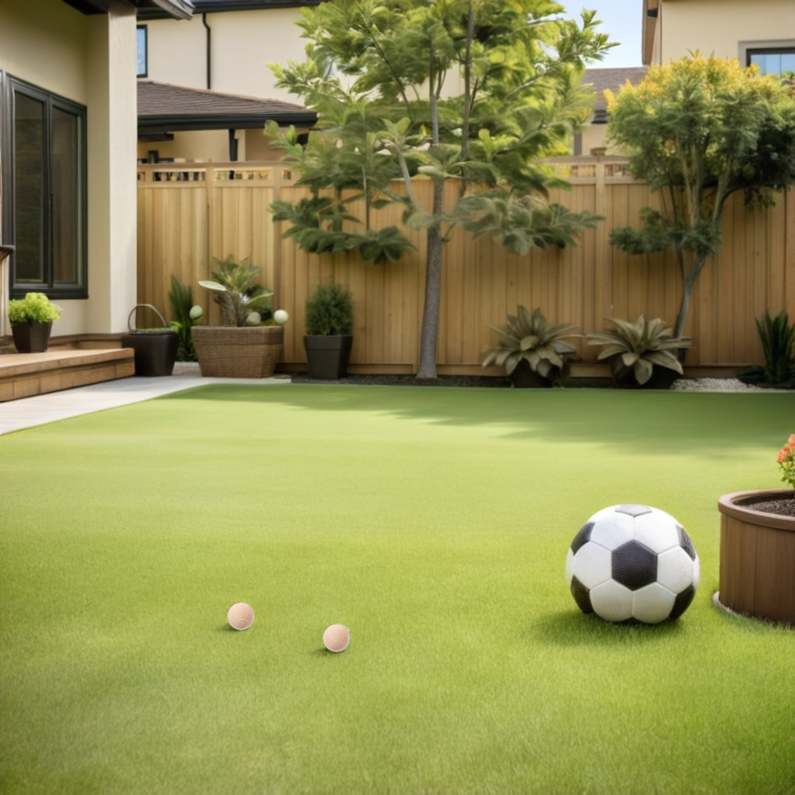 Croquet Set Lawn - Juego de 4 Bolas de Croquet