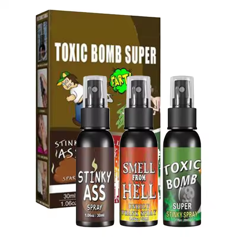 Party Games Bomb - Juego de 3 Spray de Pedos