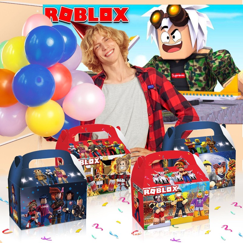 Party Games In Roblox - Juego de 12 Cajas de Regalo