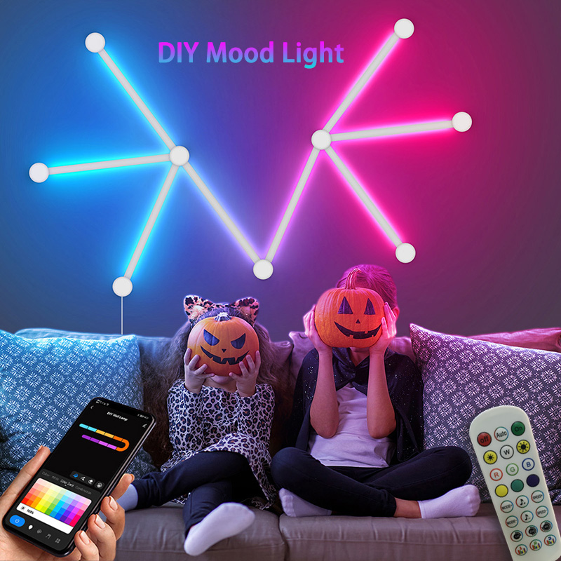 Party Games Switch - Lámpara de pared RGB inteligente, barra