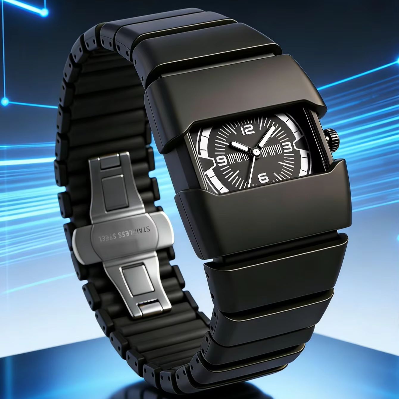 Party Games Switch - Reloj Digital para Hombre TOMI Fashion,