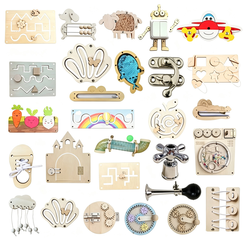 Party Games Kids Indoor - Tablero ocupado para niños, accesorios de