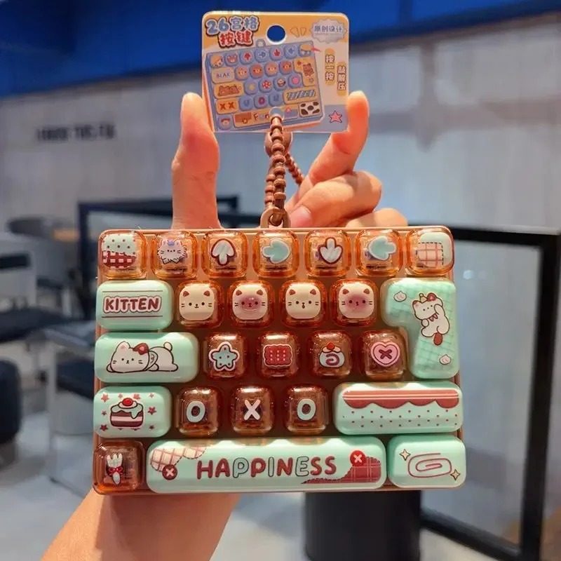 26Keycap con diseño de tecla d - Party Games Switch reseña y precio