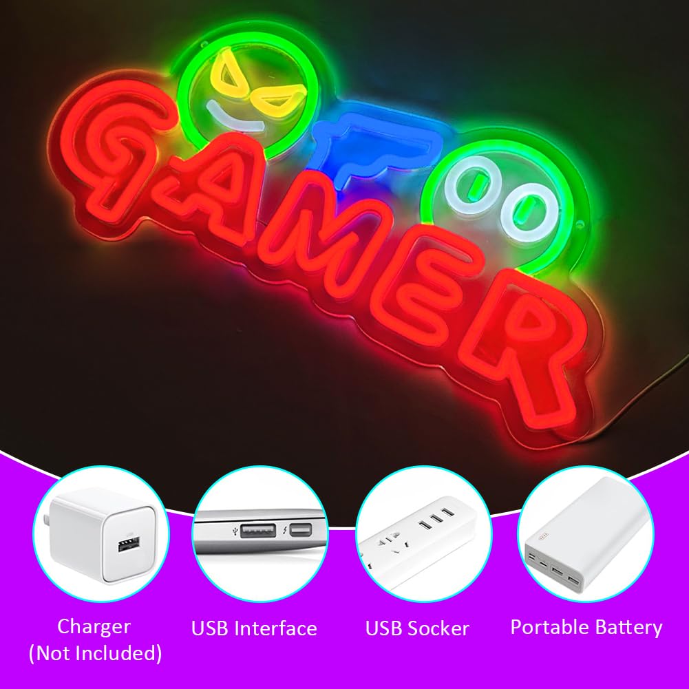 Letrero Luminoso LED de Neón p - Party Games Graduation reseña y precio