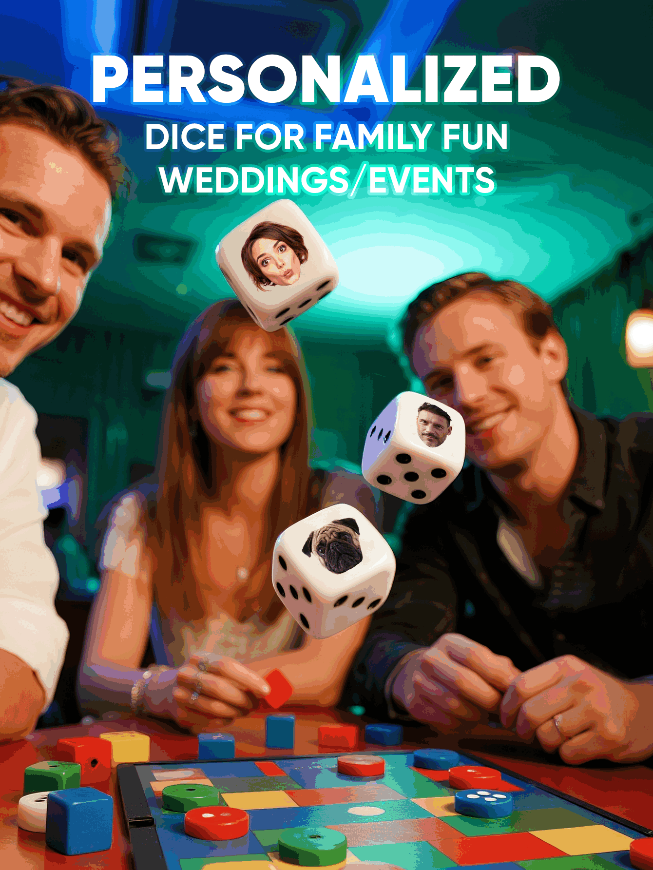 Dados Personalizados con Caras - Party Games Graduation reseña y precio