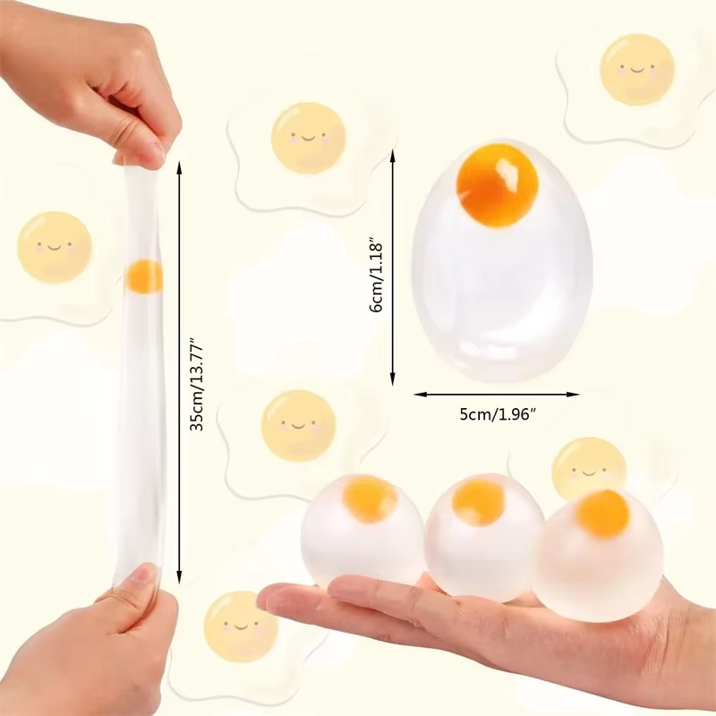 Pelota Antiestrés Funky Egg -  - Party Games Graduation reseña y precio