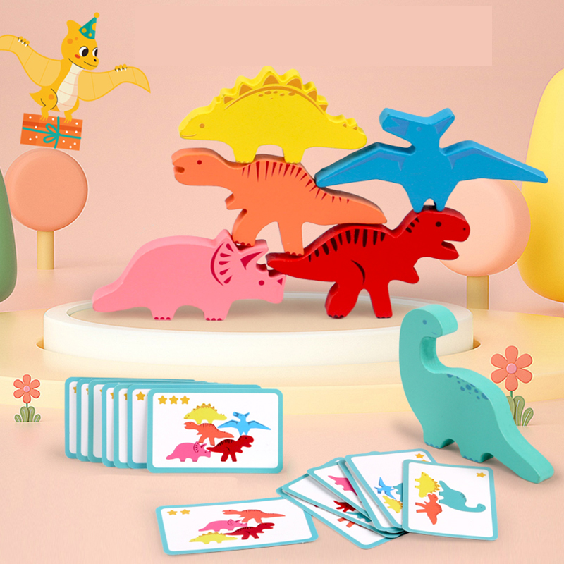 Bloques de equilibrio de mader - Party Games Kids Indoor reseña y precio