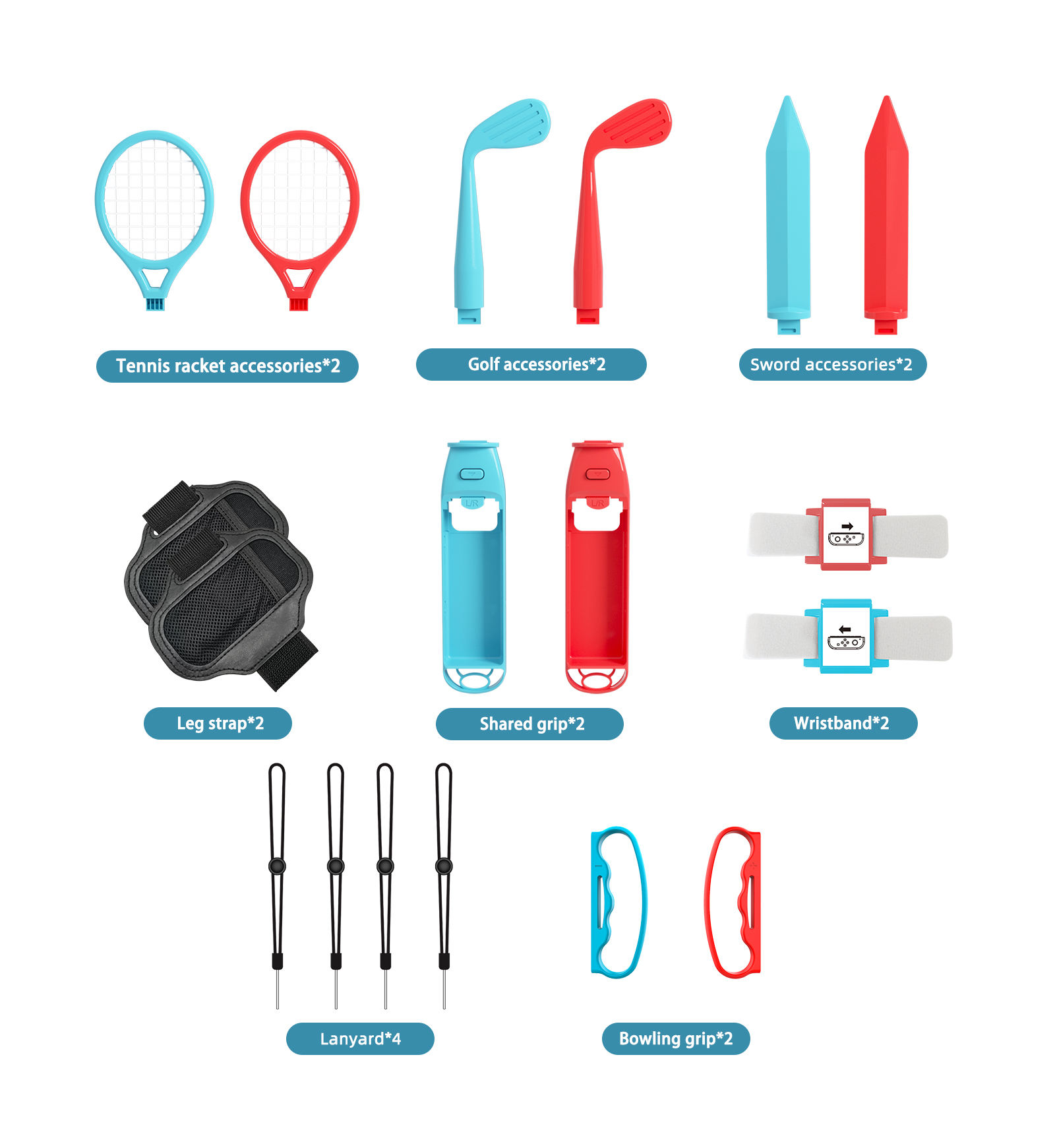 Kit de accesorios 18 en 1 para - Party Games Nintendo Switch reseña y precio