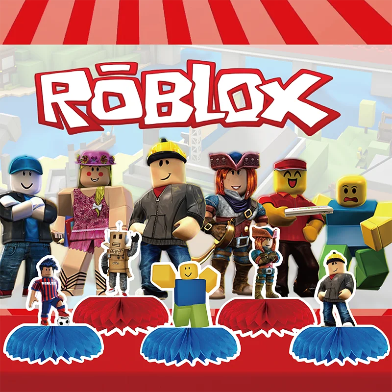 Decoración de mesa de panal de - Party Games In Roblox reseña y precio