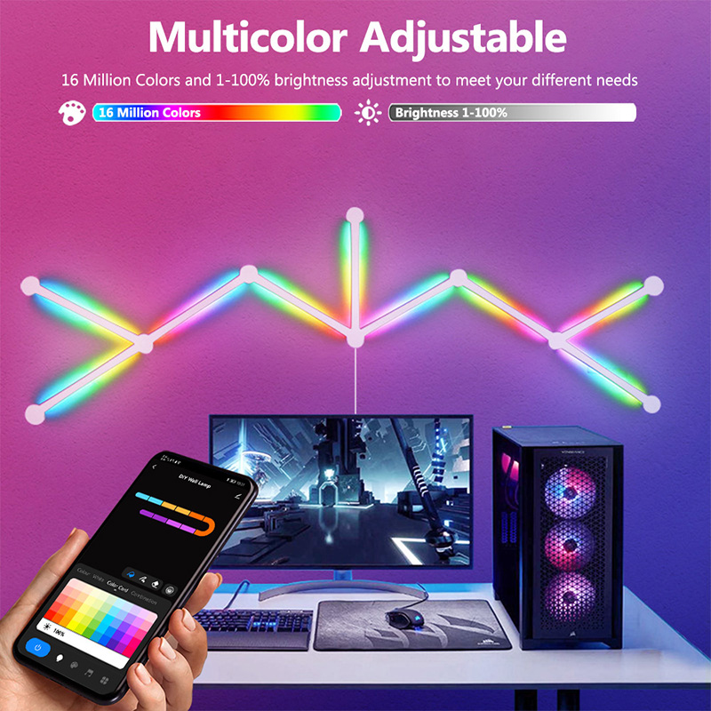 Lámpara de pared RGB inteligen - Party Games Switch reseña y precio