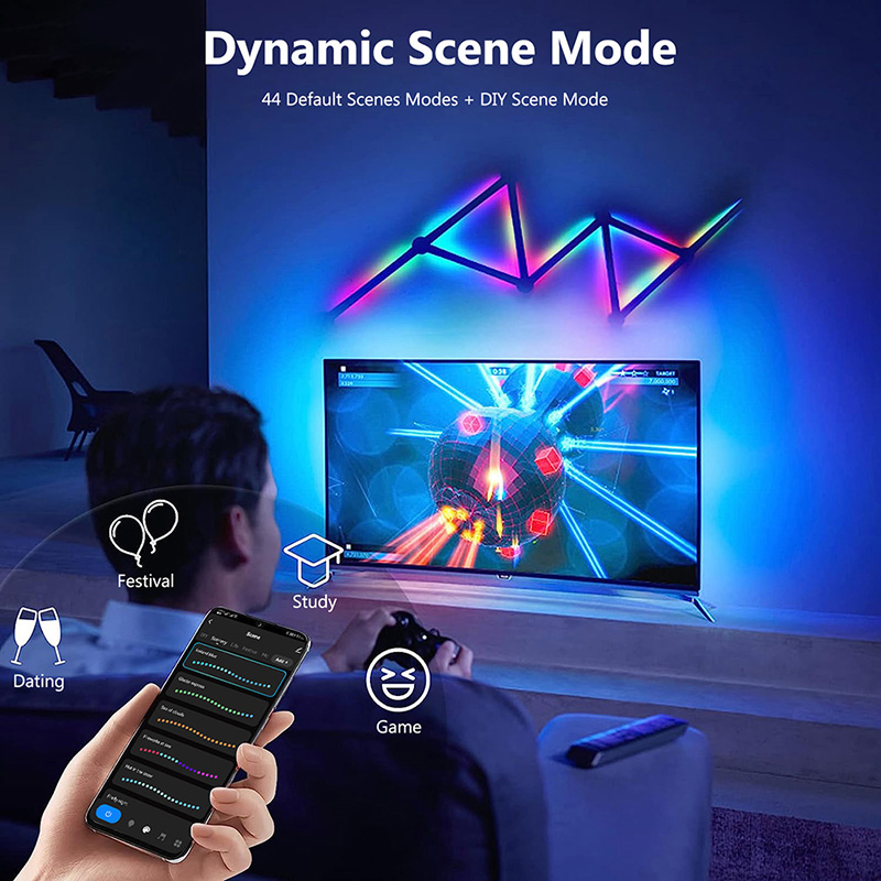 Lámpara de pared RGB inteligen - Party Games Switch reseña y precio