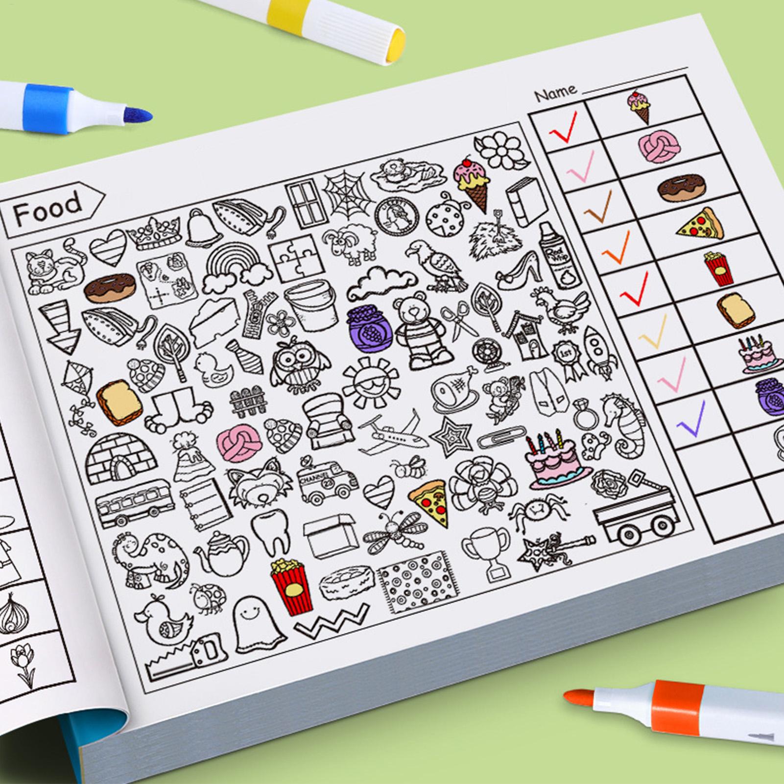 Libro de actividades preescola - Party Games Kid Friendly reseña y precio
