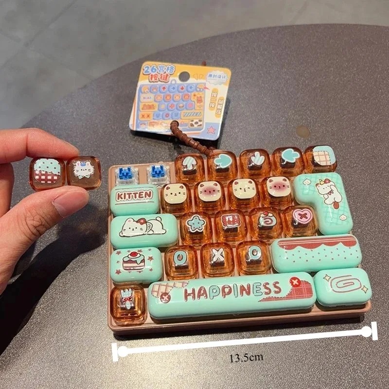 En stock /26Grid Keycap Clicke - Party Games Switch reseña y precio