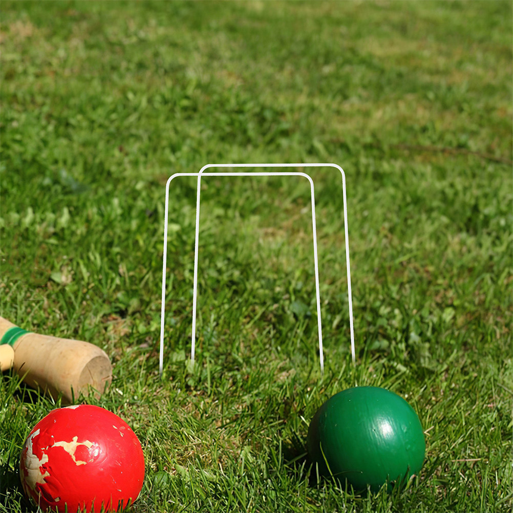 Juego de 8 porterías de metal  - Croquet Set Lawn reseña y precio