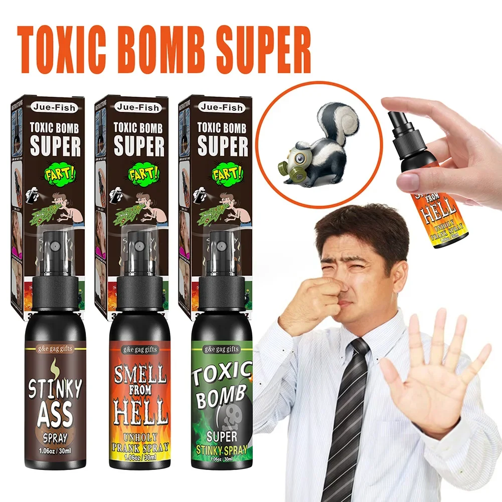 30ml pedo mordaza Spray broma  - Party Games Bomb reseña y precio