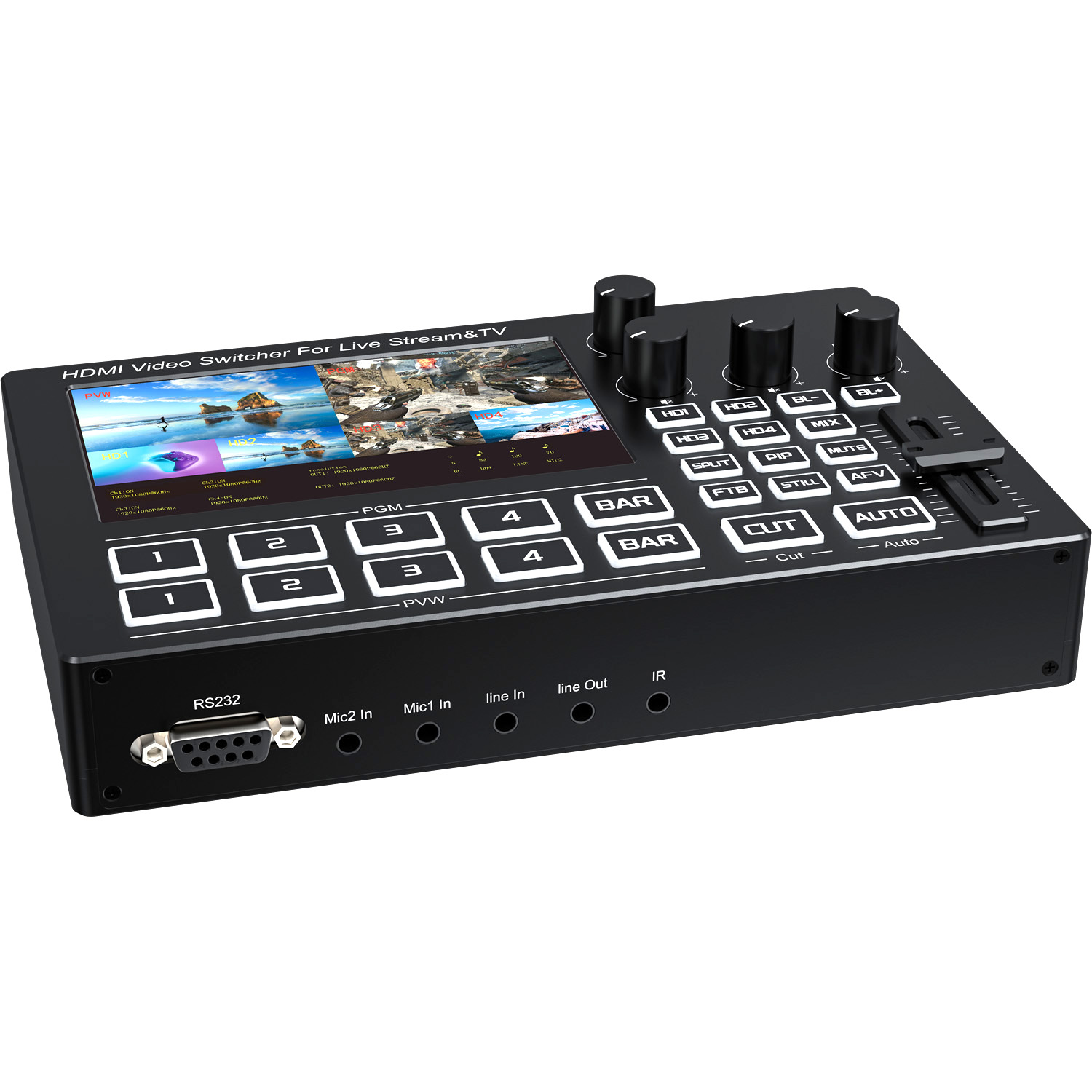 Mezclador de Video HDMI de 4 C - Party Games Switch reseña y precio