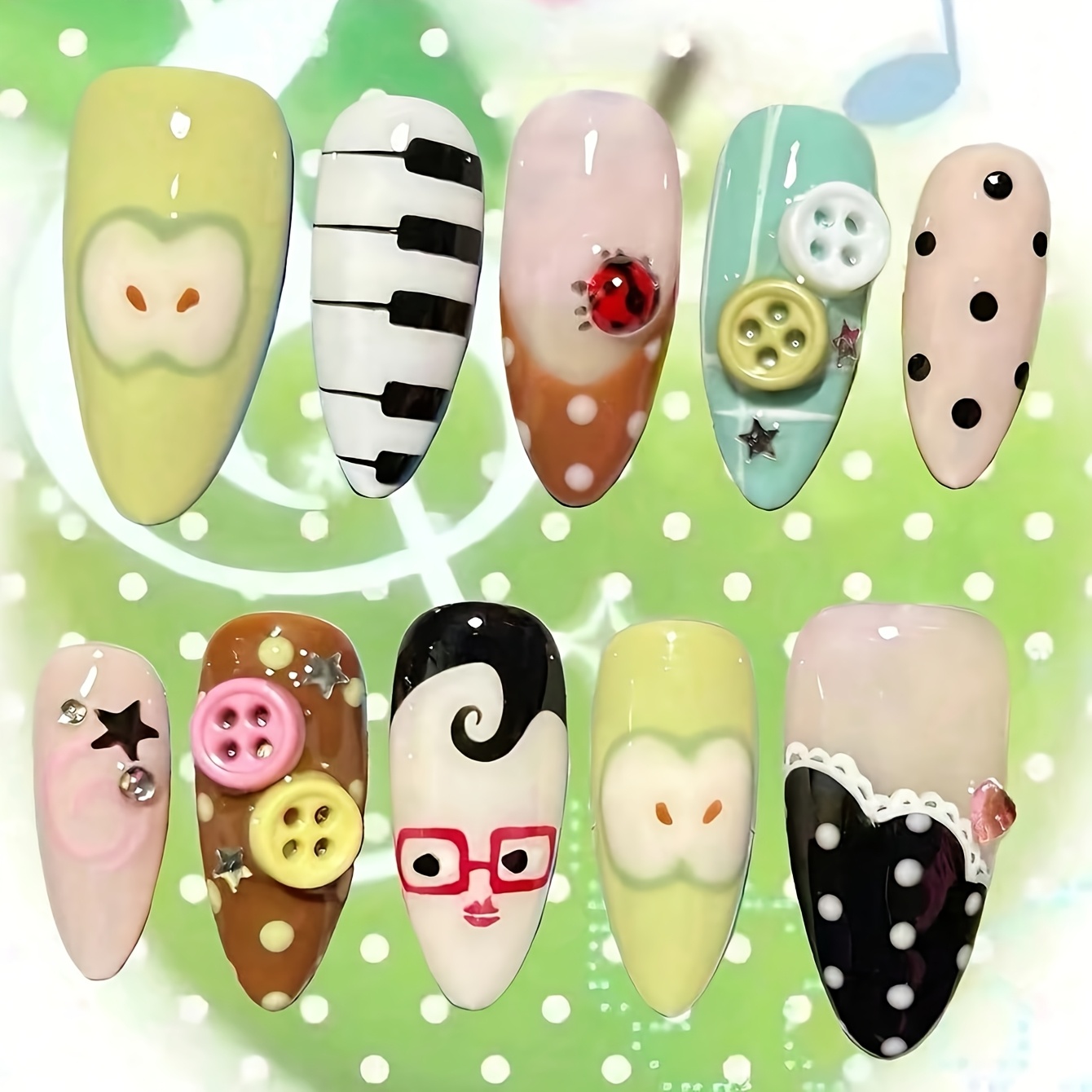 10 Uñas Postizas Medianas Alme - Party Games Switch reseña y precio