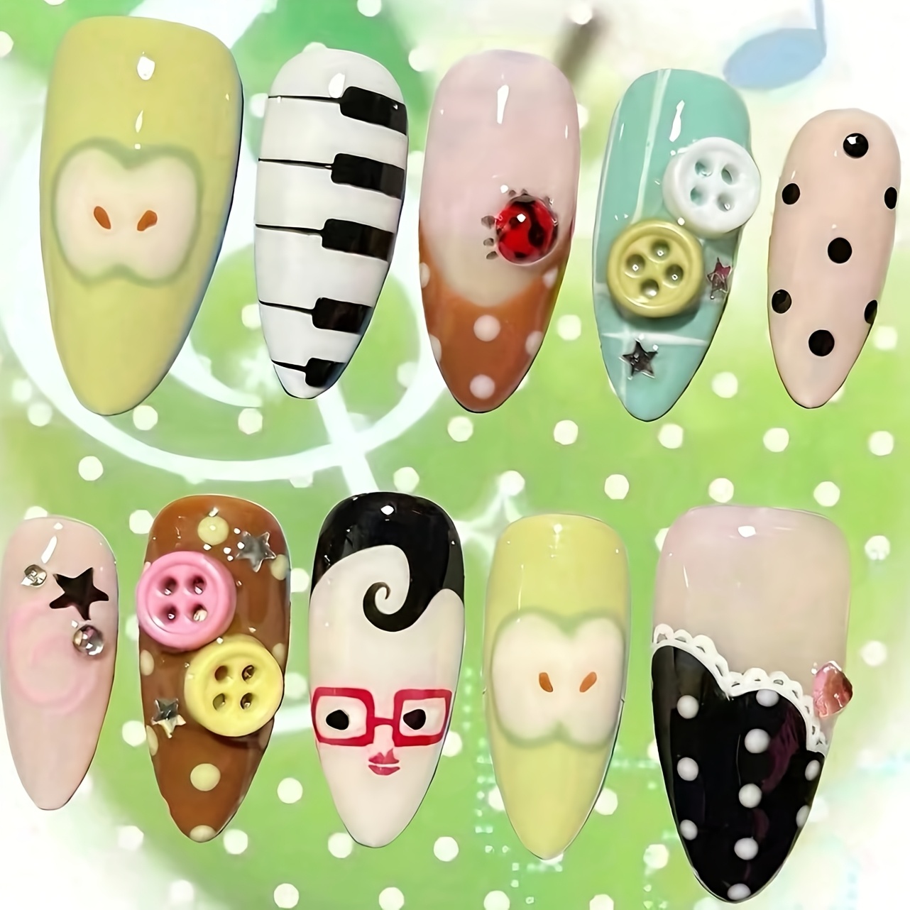 10 Uñas Postizas Medianas Alme - Party Games Switch reseña y precio